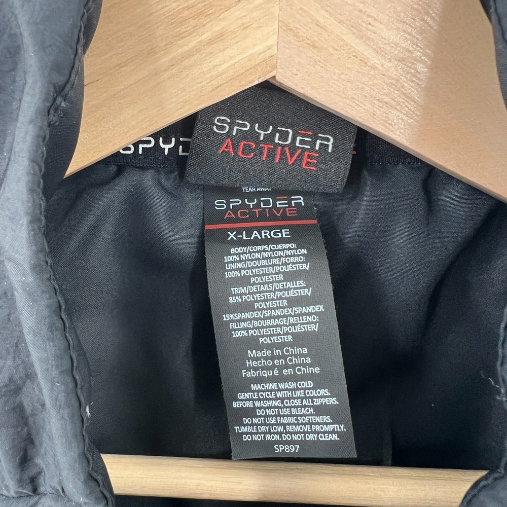 Spyder active full zip front vest nylon fleece outdoor gorpcore lightweight XL - Picture 4 of 10